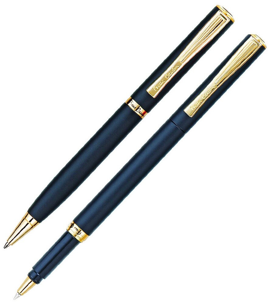 Набор подарочный Pierre Cardin Pen&Pen - Metallic Black GT шариковая ручка + ручка-роллер M шт PC0867BP/RP