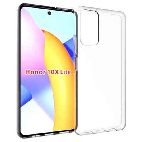 Силиконовая накладка 0.6 мм для Huawei Honor 10X Lite прозрачный