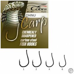 Крючки "Cobra" Chinu (Carp) (Размер # 8; 10шт )