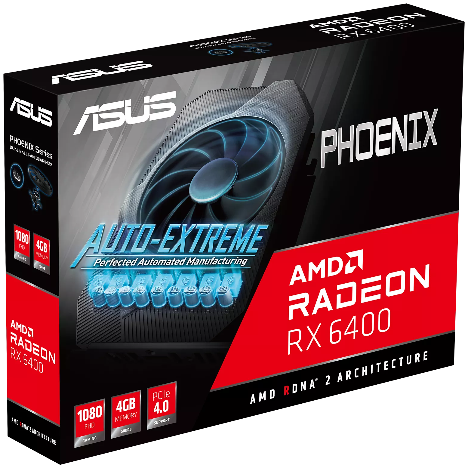 Видеокарта Asus Radeon RX 6400 Phoenix 4G