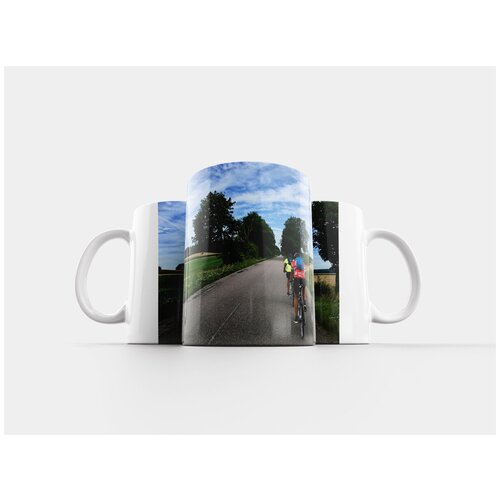фото Кружка "велосипед, шоссе, путь" 320 мл lotsprints