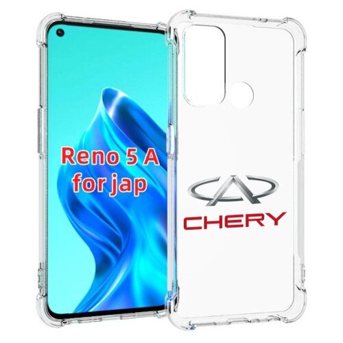 Чехол MyPads Chery-3 мужской для Oppo Reno 5A задняя-панель-накладка-бампер чехол mypads чери chery 2 для oppo reno 5a задняя панель накладка бампер