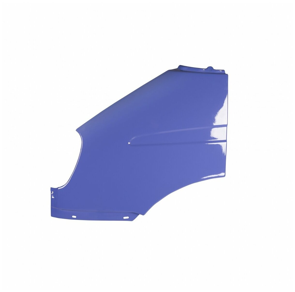 Крыло для а/м Газель переднее левое пластиковое (окрашенное фиолетовый "Юниор")