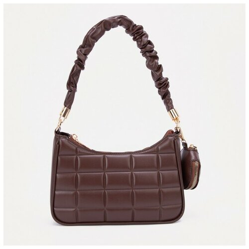 фото Сумка багет , искусственная кожа, коричневый no name