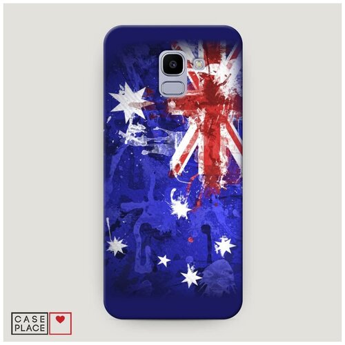 фото Чехол пластиковый samsung galaxy j6 2018 флаг австралии 1 case place