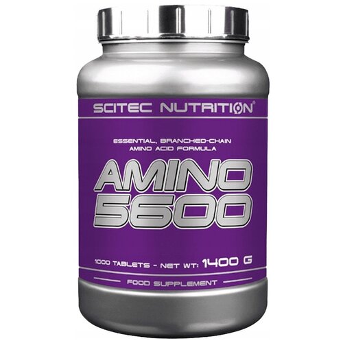 Аминокислота Scitec Nutrition Amino 5600, без вкуса, 1000 шт. аминокислота be first amino 1800 без вкуса 210 шт