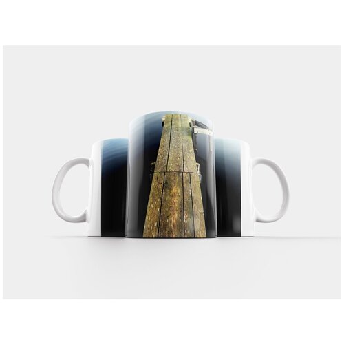 фото Кружка "сеть, древесина, дорожка" 320 мл lotsprints