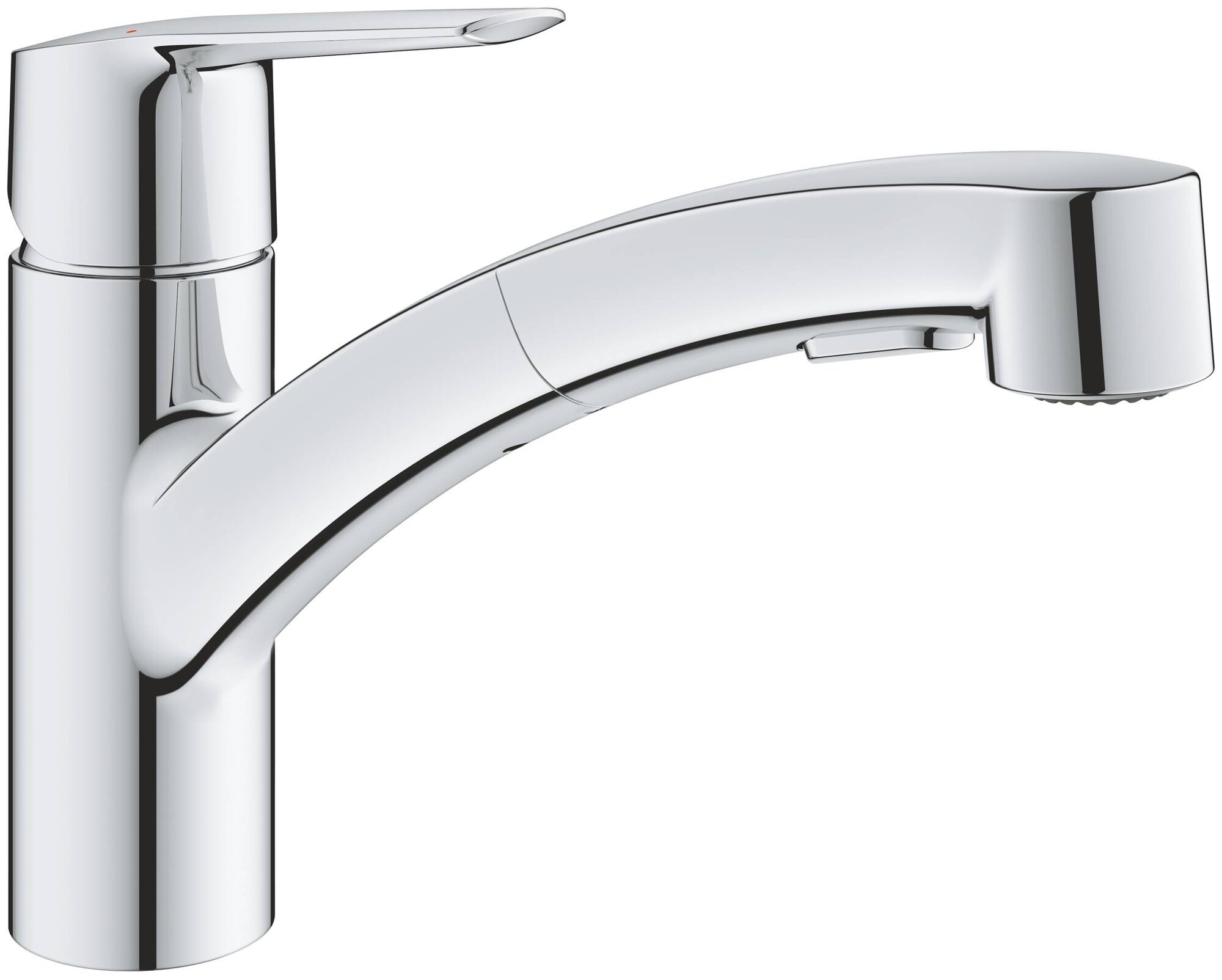 Grohe Смеситель для кухонной мойки tart, низкий выдвижной излив 30531001