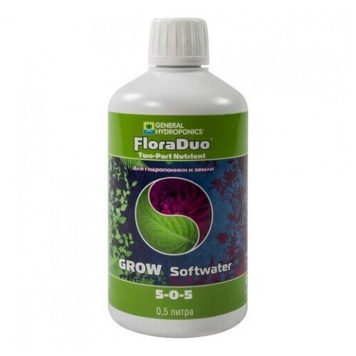 минеральное удобрение ghe flora duo grow sw t a dualpart grow sw 500 мл Минеральное удобрение GHE Flora Duo Grow SW (T.A. DualPart Grow SW ) 500 мл