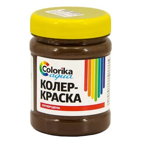 Колер -краска Colorika Aqua желтая 0,5 кг