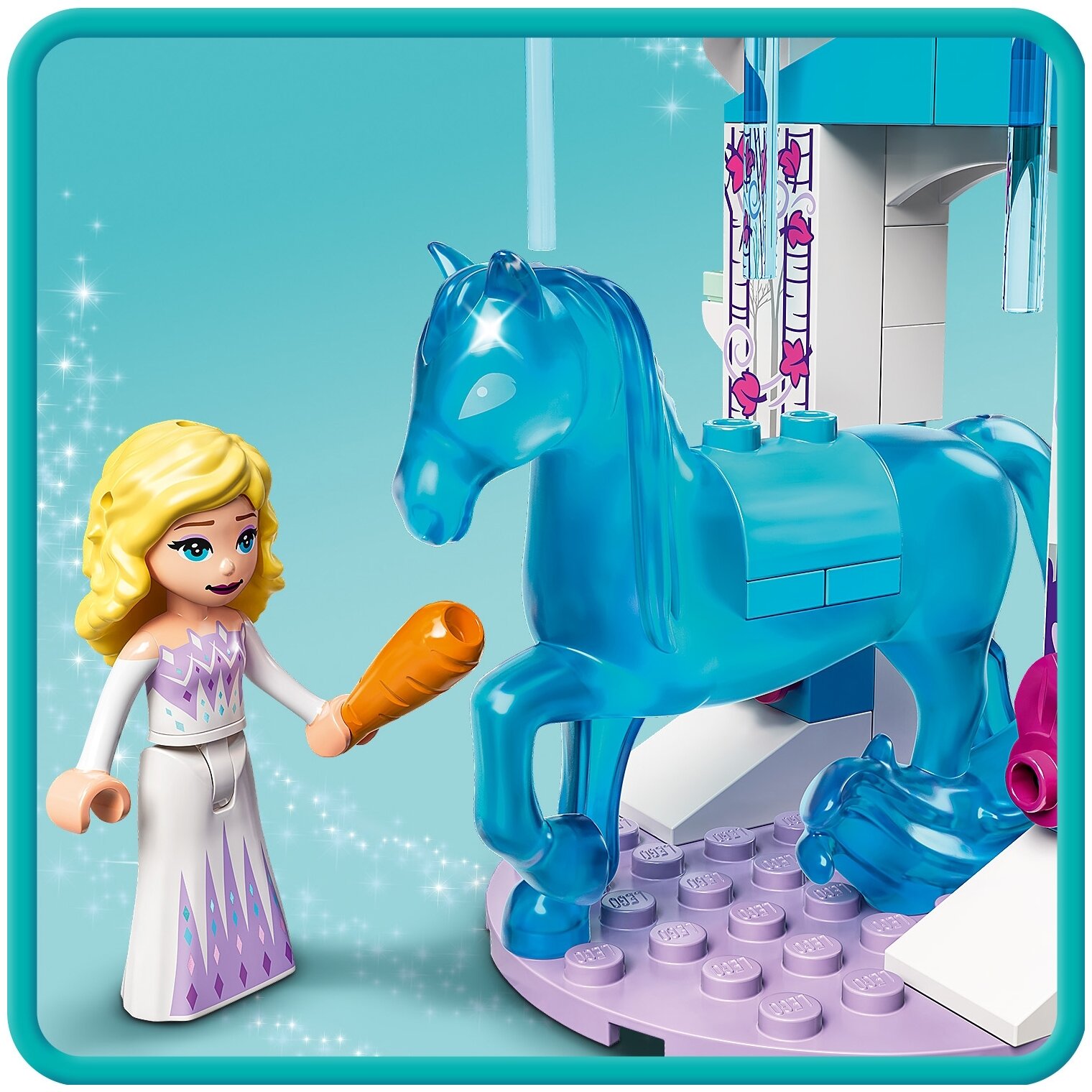 Конструктор LEGO Disney Princess 43209 "Ледяная конюшня Эльзы и Нокка" - фото №10