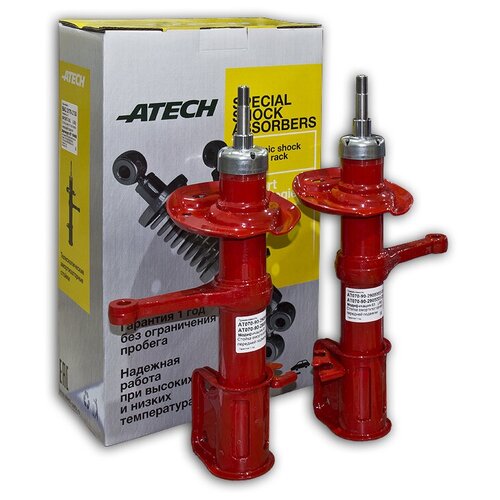 фото Амортизатор передней подвески "atech" sport-oil 2170-2190 (-50мм) к-т. 2 шт.