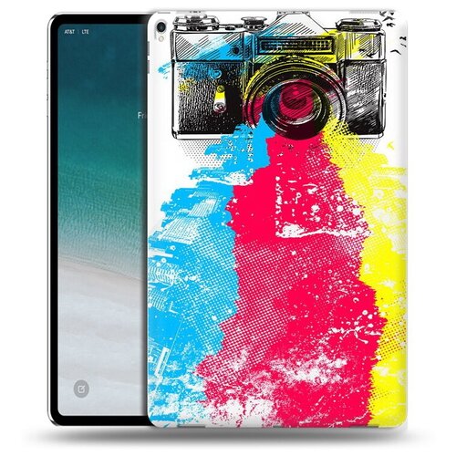Чехол задняя-панель-накладка-бампер MyPads цветной фотоаппарат для iPad Pro 12.9 (2018) A1895/A1983/A2014 противоударный