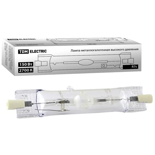 фото Лампа галогенная tdm еlectric sq0325-0013, r7s, 150вт, 2700 к