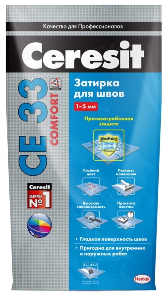 Затирка Ceresit CE 33 Comfort