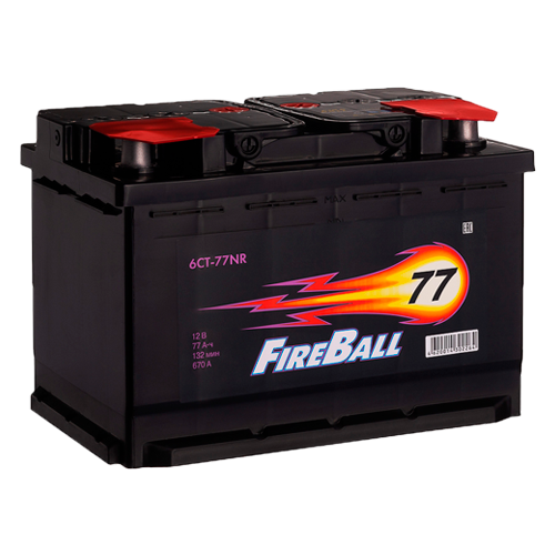 Аккумулятор FIRE BALL 6CN-77NR (Обратная полярность)