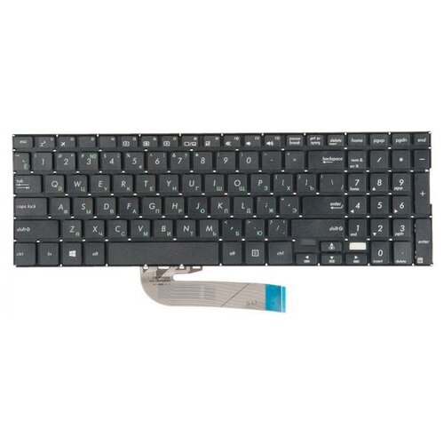 Клавиатура для ноутбука Asus Transformer Book Flip черная без рамки гор Enter 1067₽