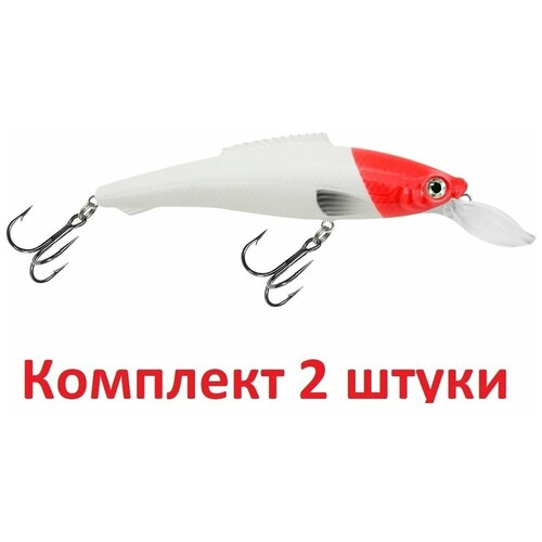 воблер aqua kronos z 110 110mm вес 15 0g цвет 016 red head 2 штуки Воблер AQUA ЛЕШИЙ-2 110mm, цвет 016 (red head), 2 штуки