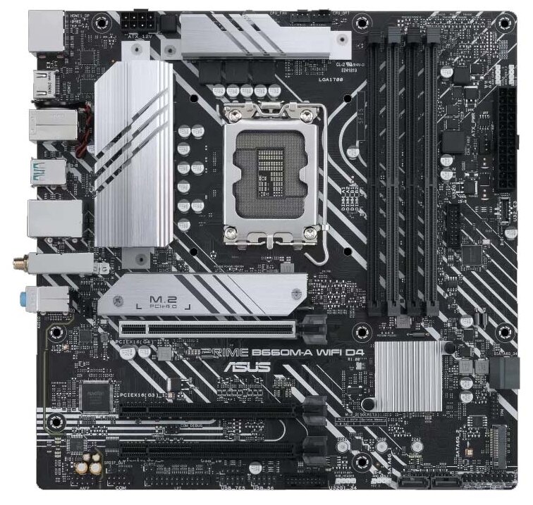 Материнская плата Asus PRIME B660M-A WIFI D4 (LGA1700, mATX)