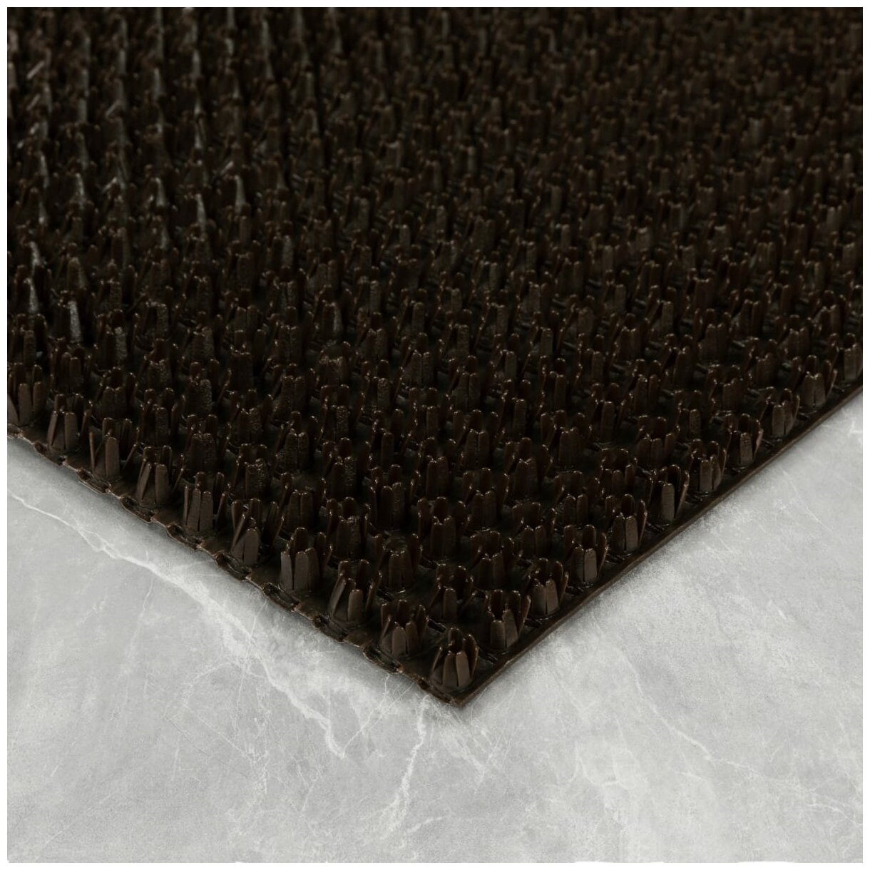 Покрытие коврик из щетинистого покрытия 45х60см коричневый 1шт - фотография № 2