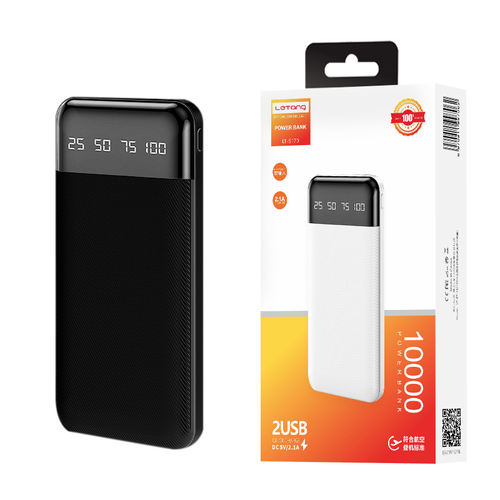 Портативный аккумулятор внешний аккумулятор power bank 10000 mAh повербанк для redmi пауэрбанк для iphone черный 78900₽