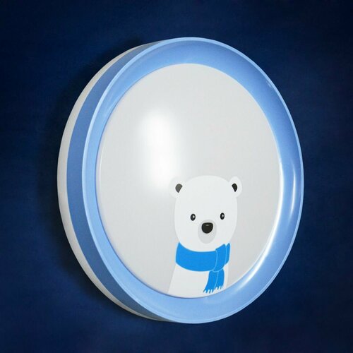 Светильник светодиодный акриловый 400мм 48W 6016B/24W*2 blue 3 реж, пульт