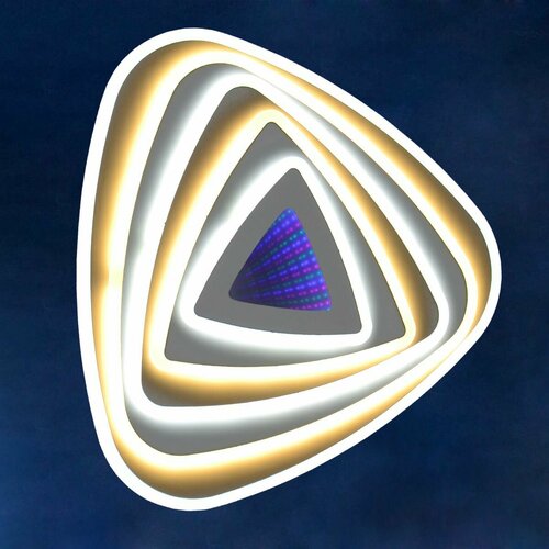 Светильник светодиодный акриловый 500мм 240W H2016 120W*2 white с пультом