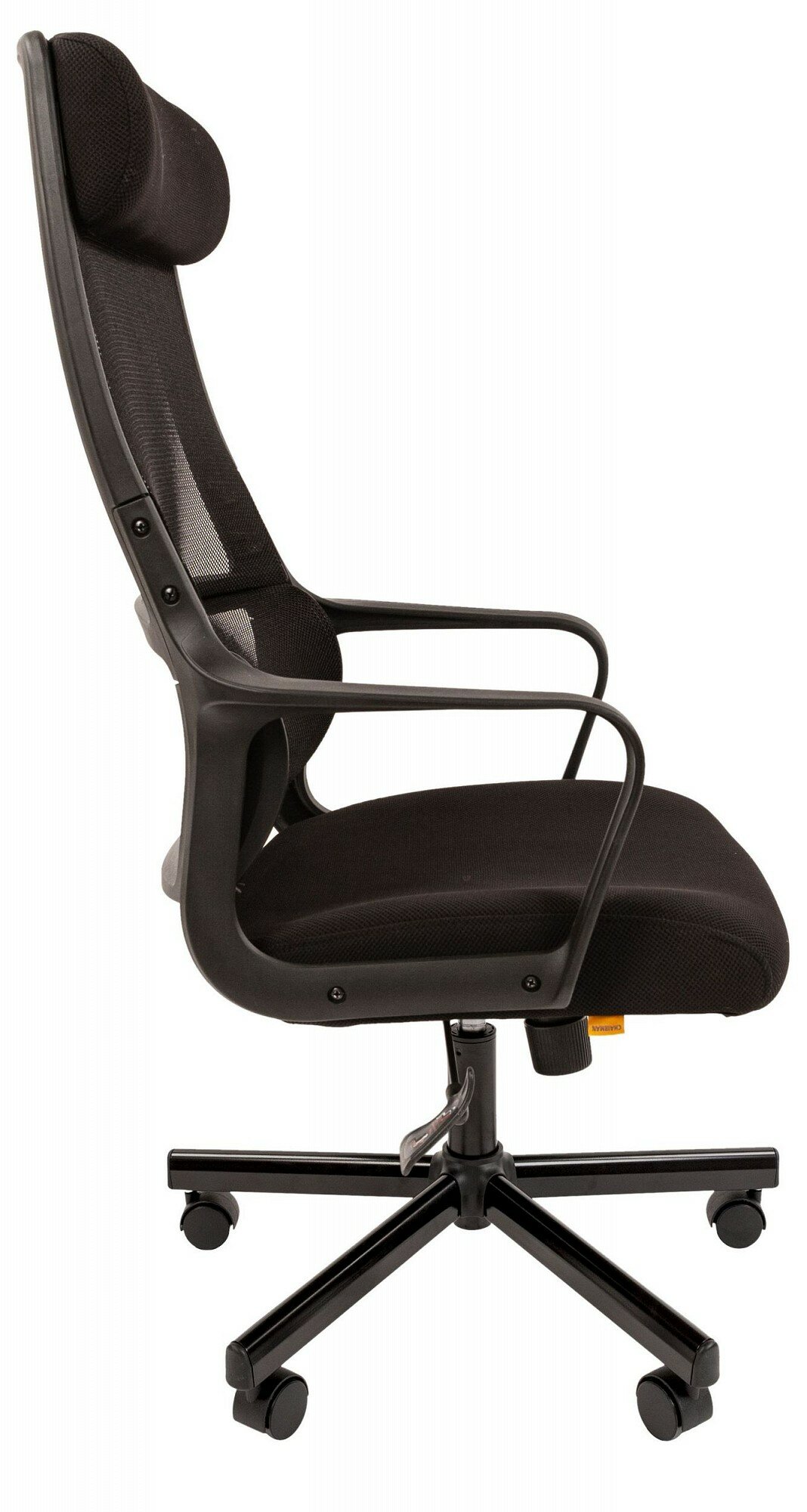 Компьютерное кресло Chairman 590 для руководителя, обивка: сетка/текстиль, цвет: черный - фото №6