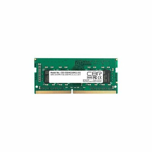 Оперативная память 4Gb DDR-III 1600MHz CBR SO-DIMM (CD3-SS04G16M11-01)