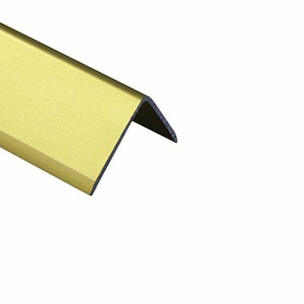 фото Алюминиевый отделочный уголок У-10х10 мм золото матовое, 2,7м