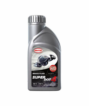 Sintec тормозная жидкость SUPER DOT-4 tk 250оС 455г 25 Sintec 990244 — фото 5