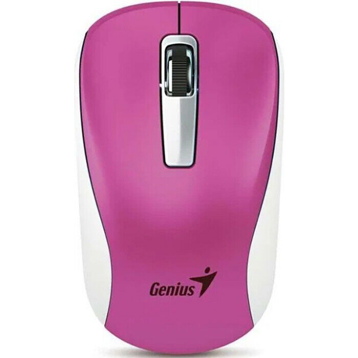 Мышь Genius NX-7010 малиновый металлик (magenta, blister), 2.4GHz wireless, BlueEye 1200 dpi, 1xAA