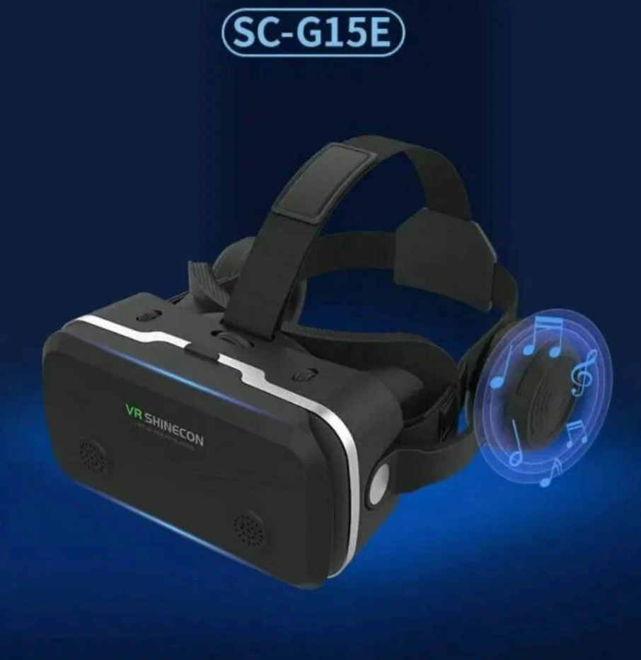 Очки виртуальной реальности VR SHINECON SC-G15E со встроенными наушниками цвет черный