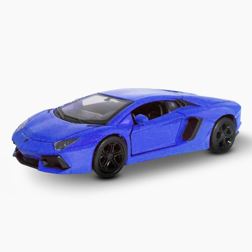 Машинка WELLY LAMBORGHINI AVENTADOR COUPE Синий / модель машины 1:38 с пружинным механизмом машинка welly lamborghini urus 43775 1 38 11 см желтый