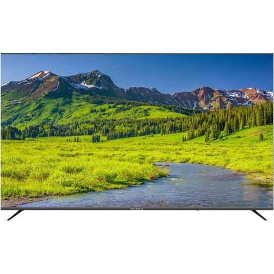 Телевизор Supra 75" STV-LC75ST0045U, 4K Ultra HD, черный