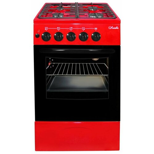 Газовая плита Лысьва ГП 400 МС-2у вишневая без крышки 1857000₽