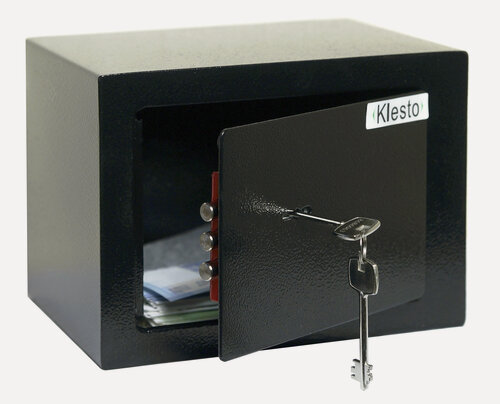Изображение товара Cейф маленький мебельный для денег Klesto 17K Black