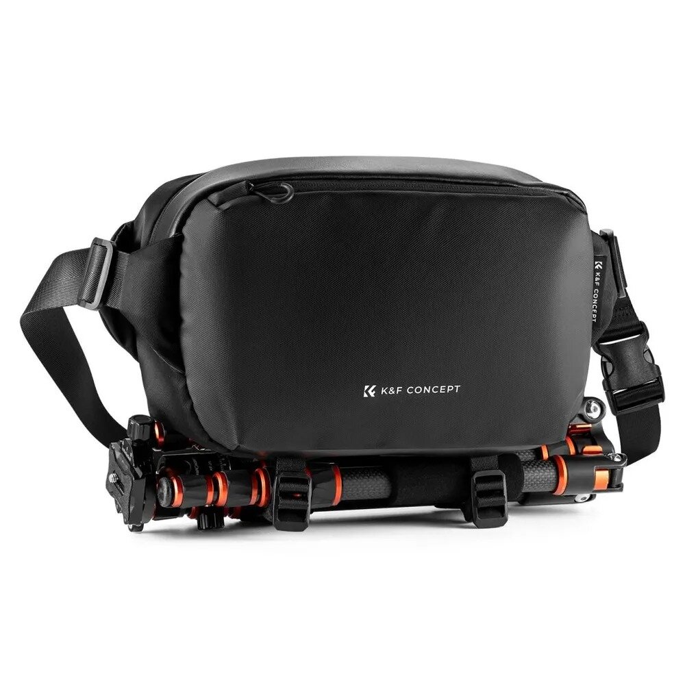 Cумка-слинг для фотоаппарата через плечо K&F Concept Alpha Sling Bag 10L, черная