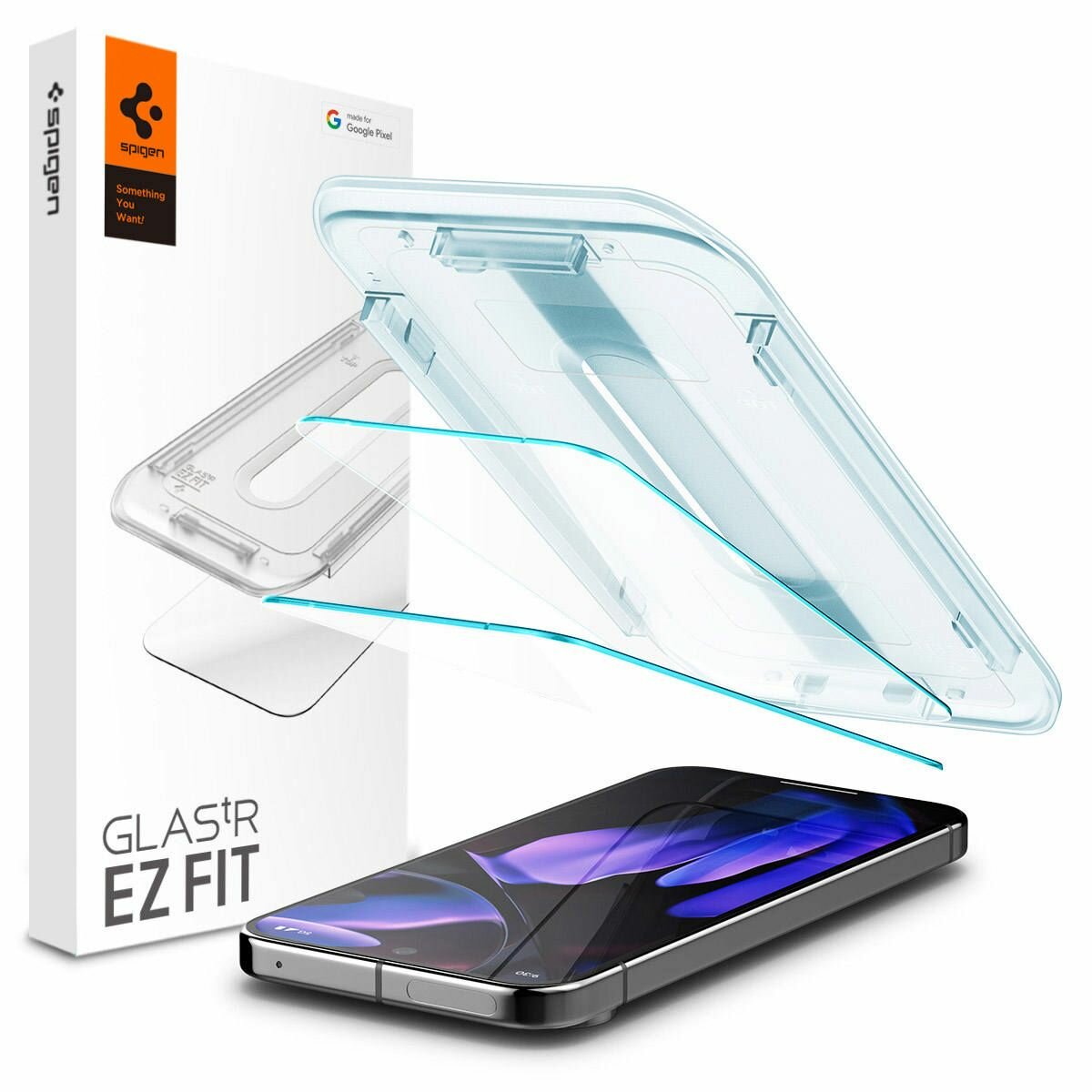 Защитное стекло SPIGEN для Google Pixel 9 Pro/9 Glas.tR EZ Fit 2 шт Прозрачный AGL08442