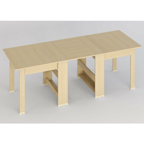 Стол-книжка СКР-17-Р (2400 мм) Дуб молочный, раскладной, обеденный, 78.8х87.0х240.0 см, россия
