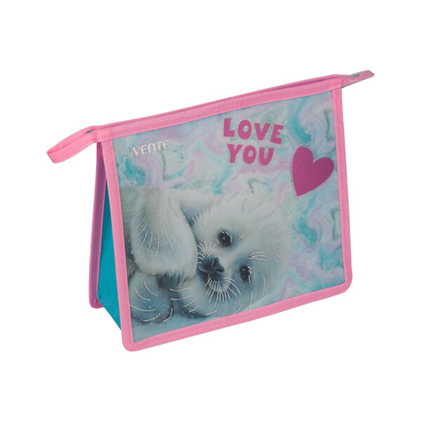 Папка для тетрадей А5 молния сверху фольга