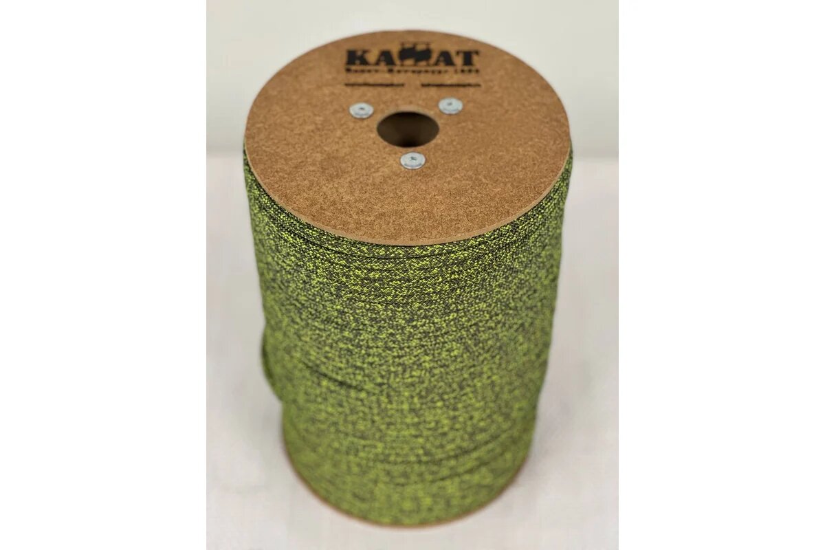 ОАО канат Верёвка страховочно-спасательная "эльбрус", ?10мм, 50м, цветная, оплётка из кручёных нитей, статическая с сердечником низкого растяжения, 1010480010Э50