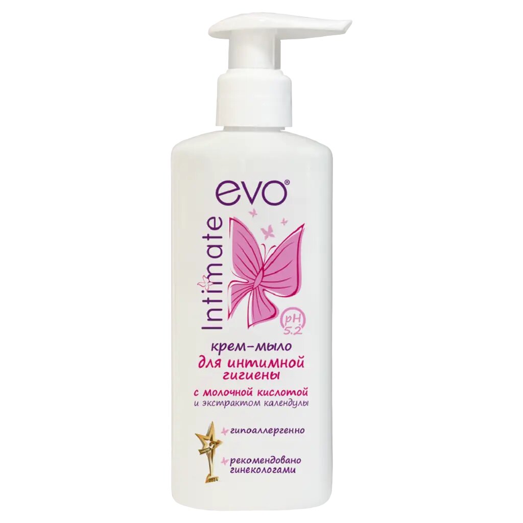 EVO Intimate крем-мыло для интимной гигиены 200 мл 1 шт
