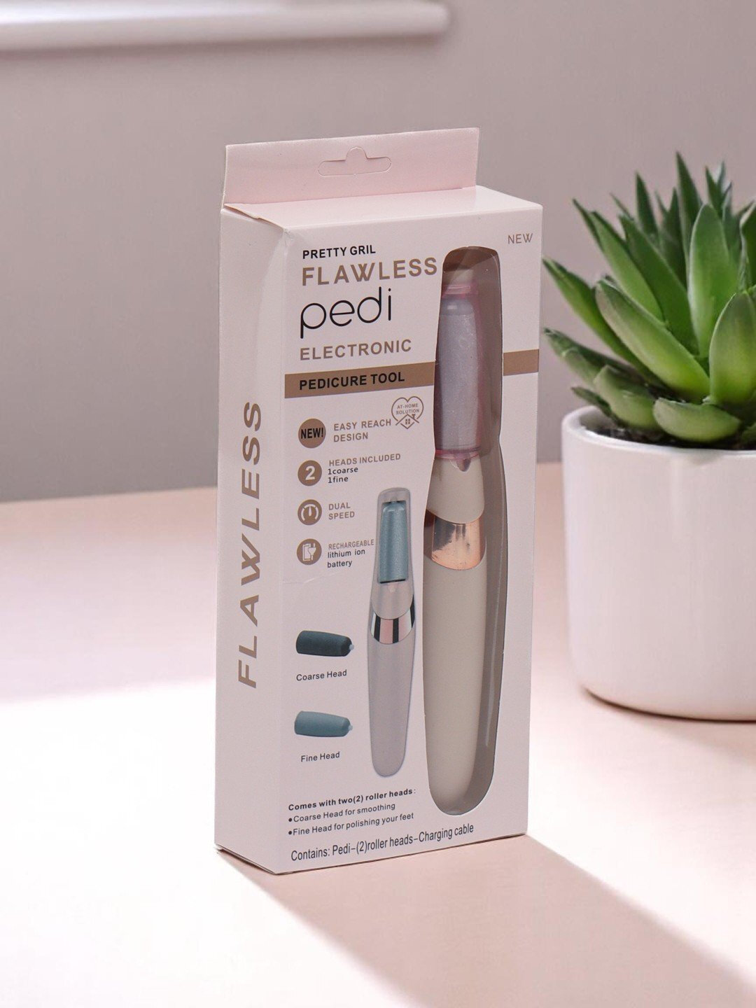 Электрическая пемза для удаления мозолей на ступнях и пятках, педикюр