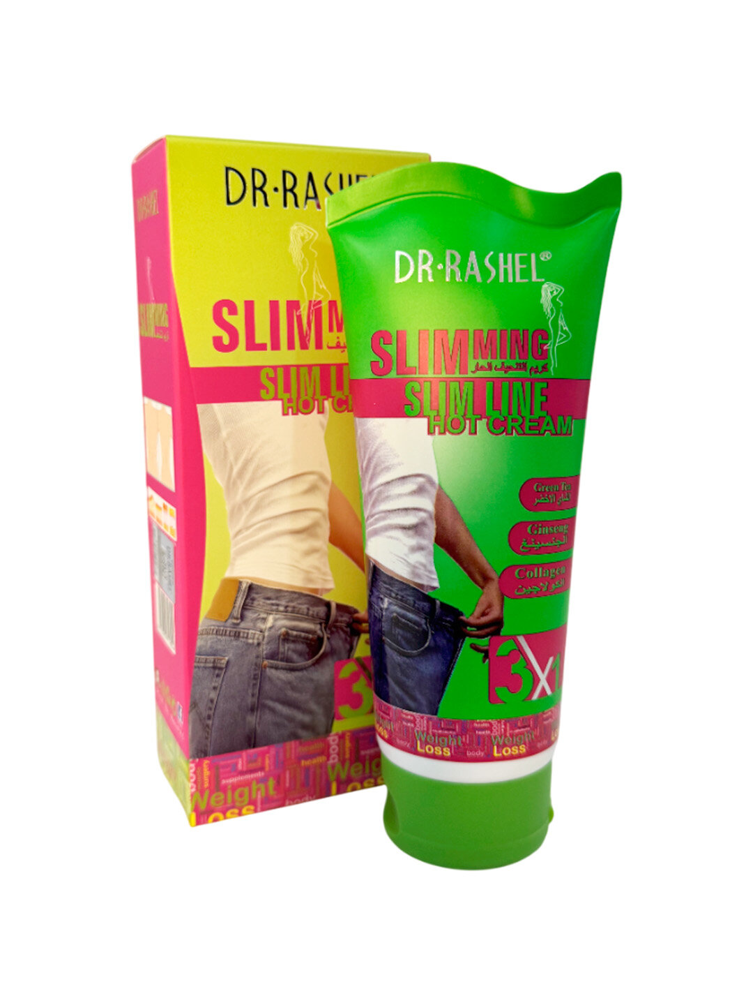 Крем для тела SLIM LINE HOT CREAM с перцем чили, для подтяжки кожи и против целлюлита, 150 г