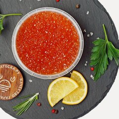 Изображение товара Икра красная горбуши 250г, Деликатеска, вылов Сахалин 2025г, малосоленая, премиум