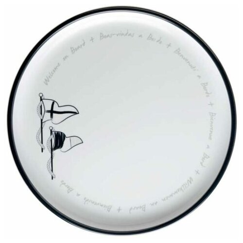 Тарелки плоские нескользящие Marine Business Welcome on board 25см 6шт 27001 10260840 14560₽