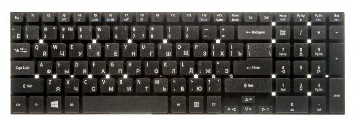 Keyboard Клавиатура для Acer для Aspire 5755 5830TG E1-510 E1-522 E1-530G E1-532G E1-570G E1-572G E1-572PG E5-521 E5-531G E5-571G V3-531G V3-551G V3-571G V3-572G V3-731G V3-771G V3-772G Black No Frame гор Enter ZeepDeep 704₽
