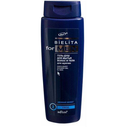 Bielita for Men Гель-душ для мытья волос и тела. 400мл