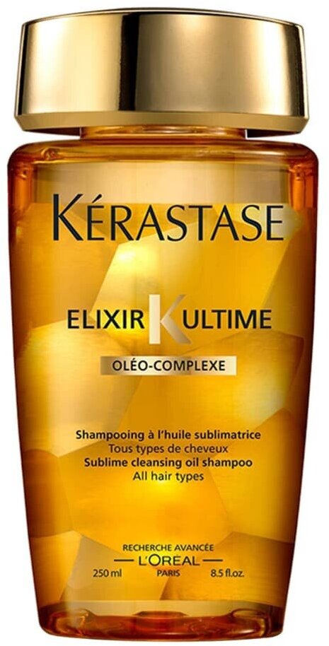 Elixir Ultime Шампунь для блеска волос с маслом марулы 250 мл